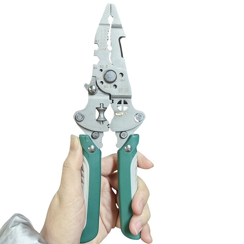 Multi-Functional Foldable Wire Strippers for Electricians and Household Use