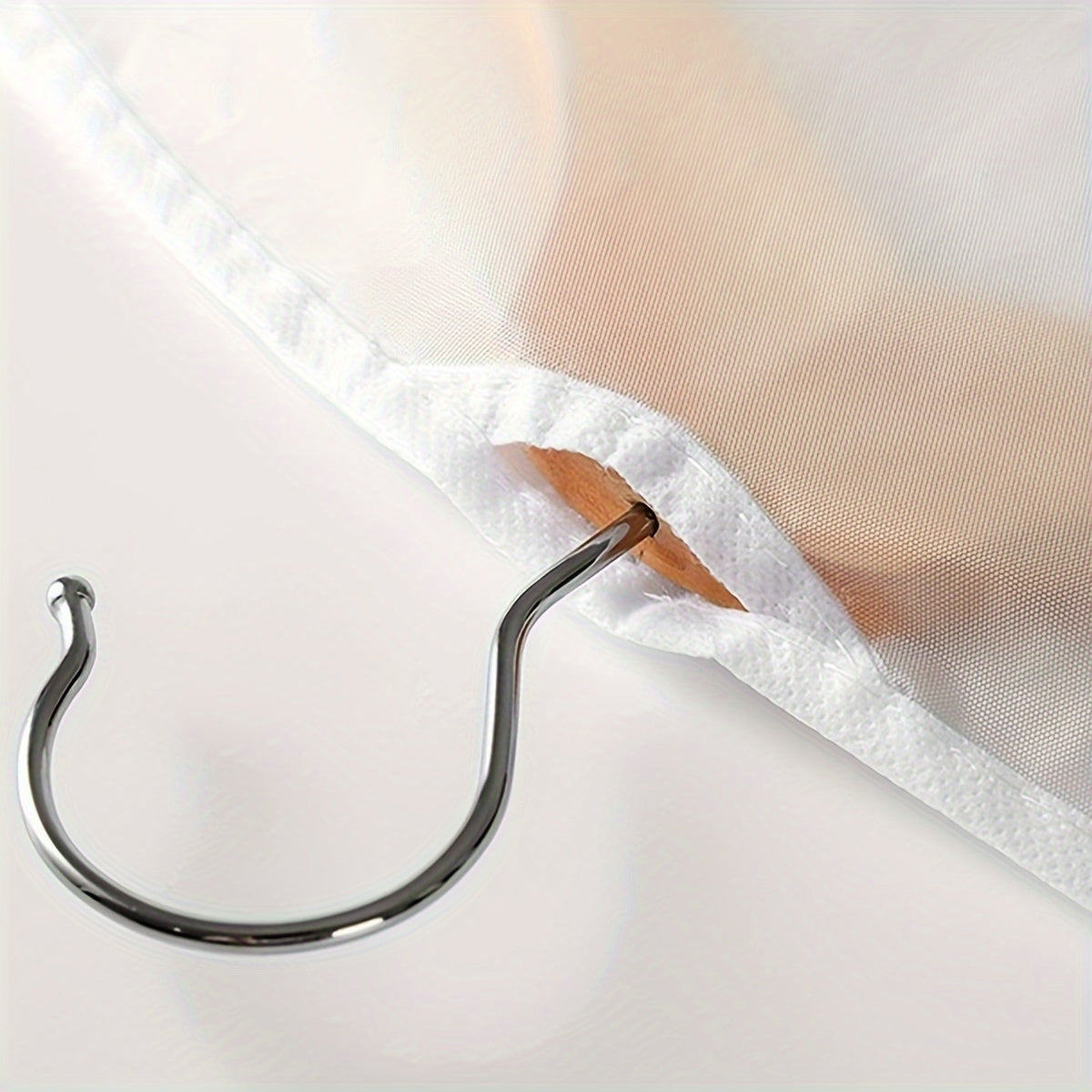 1 dona osiladigan yarim shaffof kiyim qopqog'i uyda foydalanish uchun