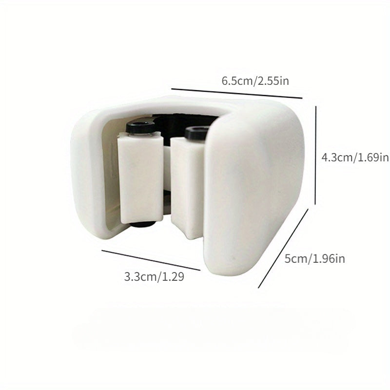 Wall-Mounted Mop and Broom Holder Self-Adhesive Tool Organizer Clips for Home Kitchen Bathroom 1/2/3 Pack