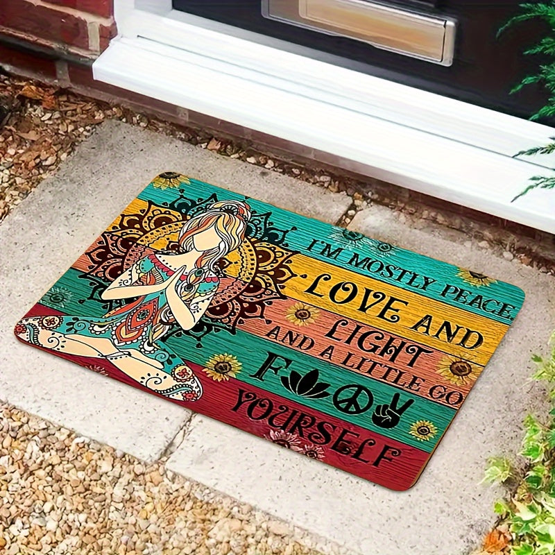 Polyester kir yuvish uchun mato, suv o'tkazmaydigan, sirpanmaydigan, dog'ga chidamli, uy kirish joyi uchun