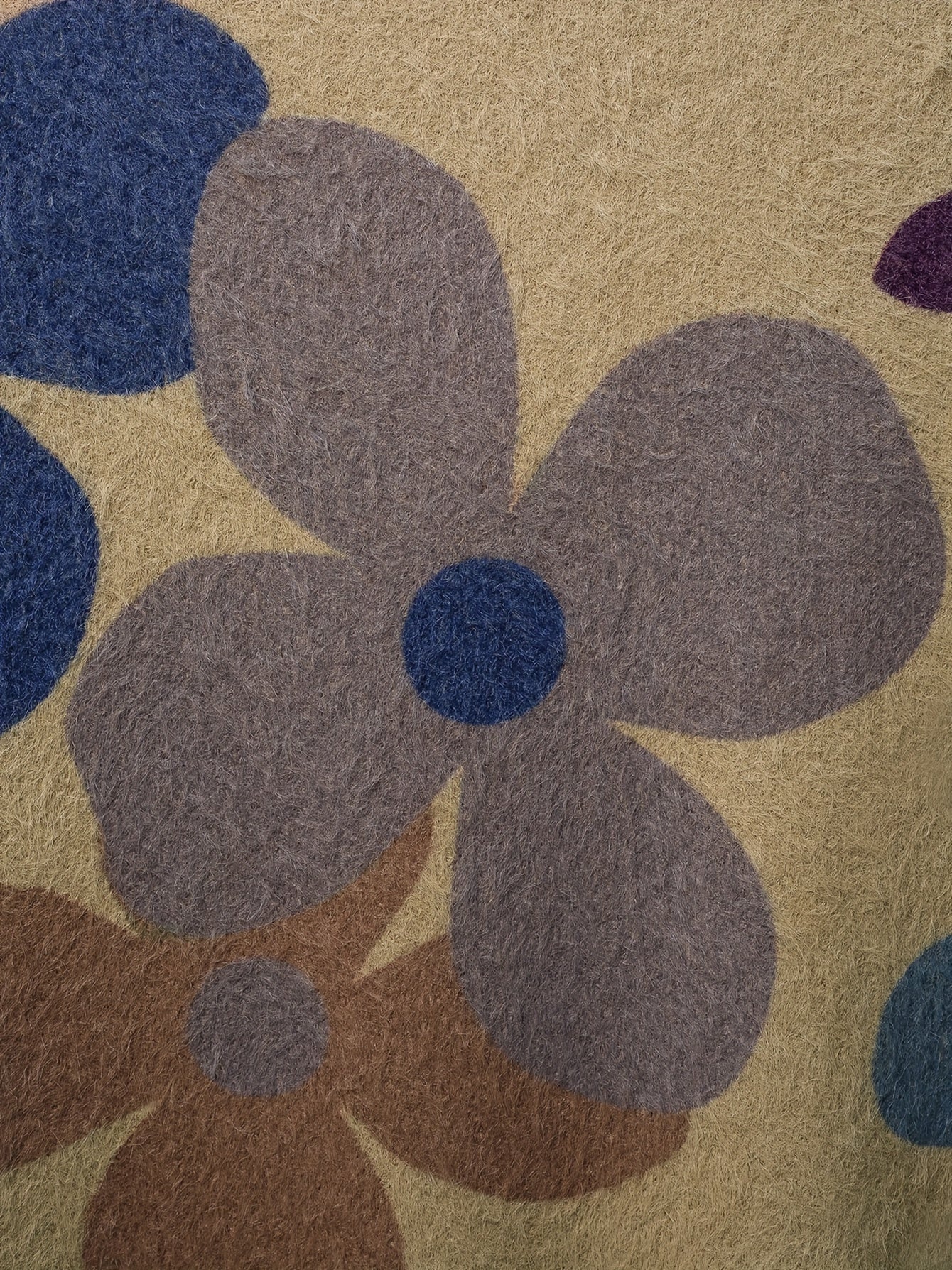 Women's Floral Print V-Neck Cardigan Sweater with Pockets