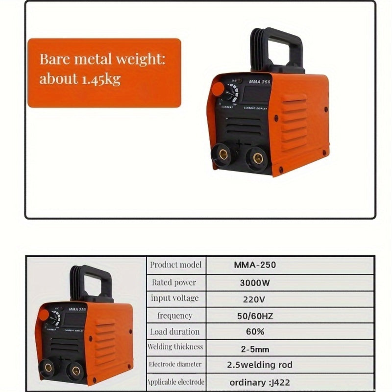 220V Household Mini Welding Machine DC Inverter MMA ARC ZX7 Portable 3000W