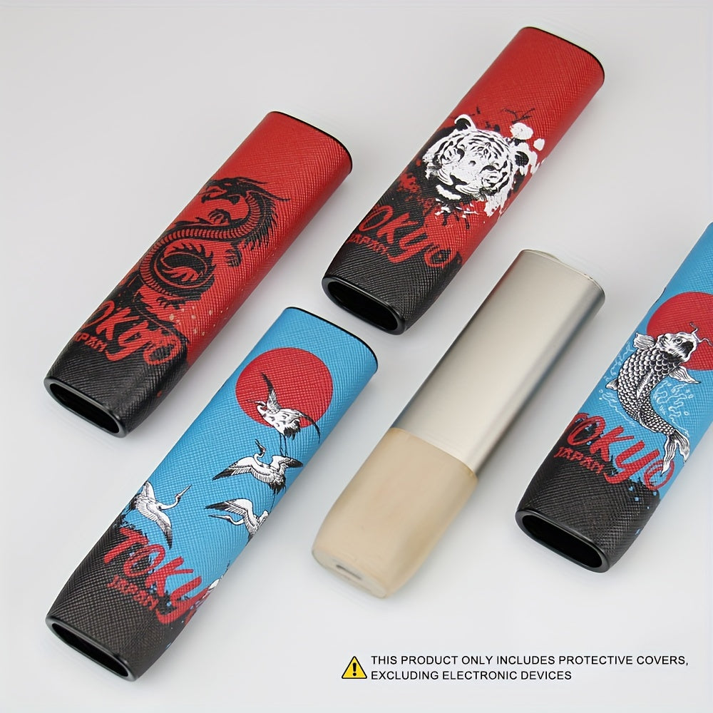 Protective IQOS ILUMA ONE Case Shock-Absorbent Plastic PU Leather Fall Protection