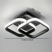 Светильник на потолок из алюминиевого сплава с регулируемой цветовой температурой и диммированием для спальни, ванной комнаты, кухни