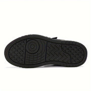 Zapatillas bajas para niños ligeras con rayas y cubierta de imitación casual para correr, deportes, marrón y blanco