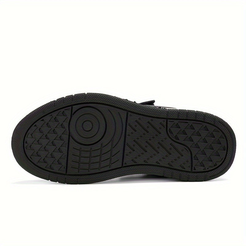 Boys' Low-Top Sneakers Lightweight Striped Faux Cover Casual Running Sports Brown White