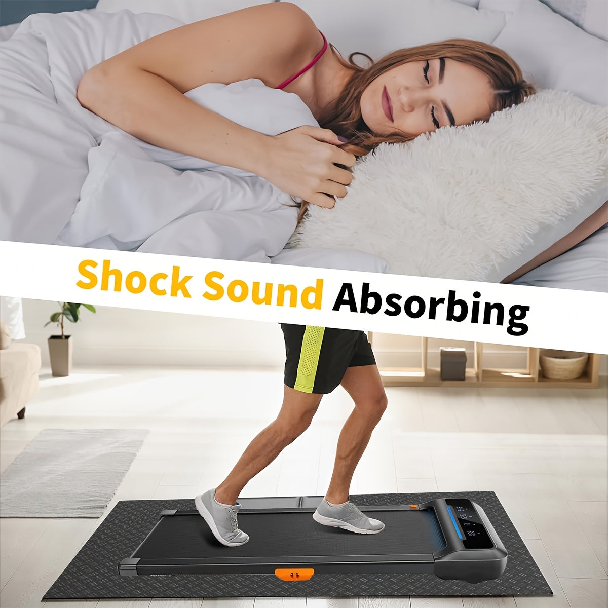 Yugurish mashinalari, elliptik mashinalar, mahjong va boshqa dinamik faoliyatlar uchun mustahkam zarbani so‘ndirish mato - sirpanmaydigan, shovqinni kamaytiruvchi yostiq.