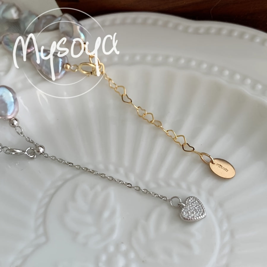 Boho Qo'lda tayyorlangan Okean marjonli zanjir 5-6mm Iyun tug'ilgan kun tosh tabiiy zargarlik buyumlari kundalik va bayram kiyish uchun