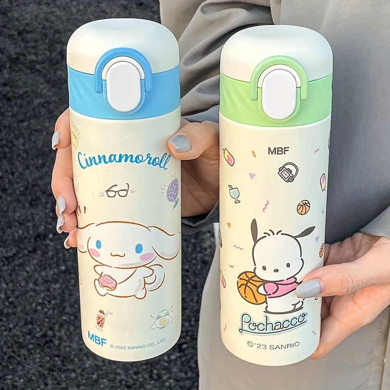 Sanrio Водяная Чаша - Милый и Портативный Изолированный Кубок с Соломкой, 420МЛ