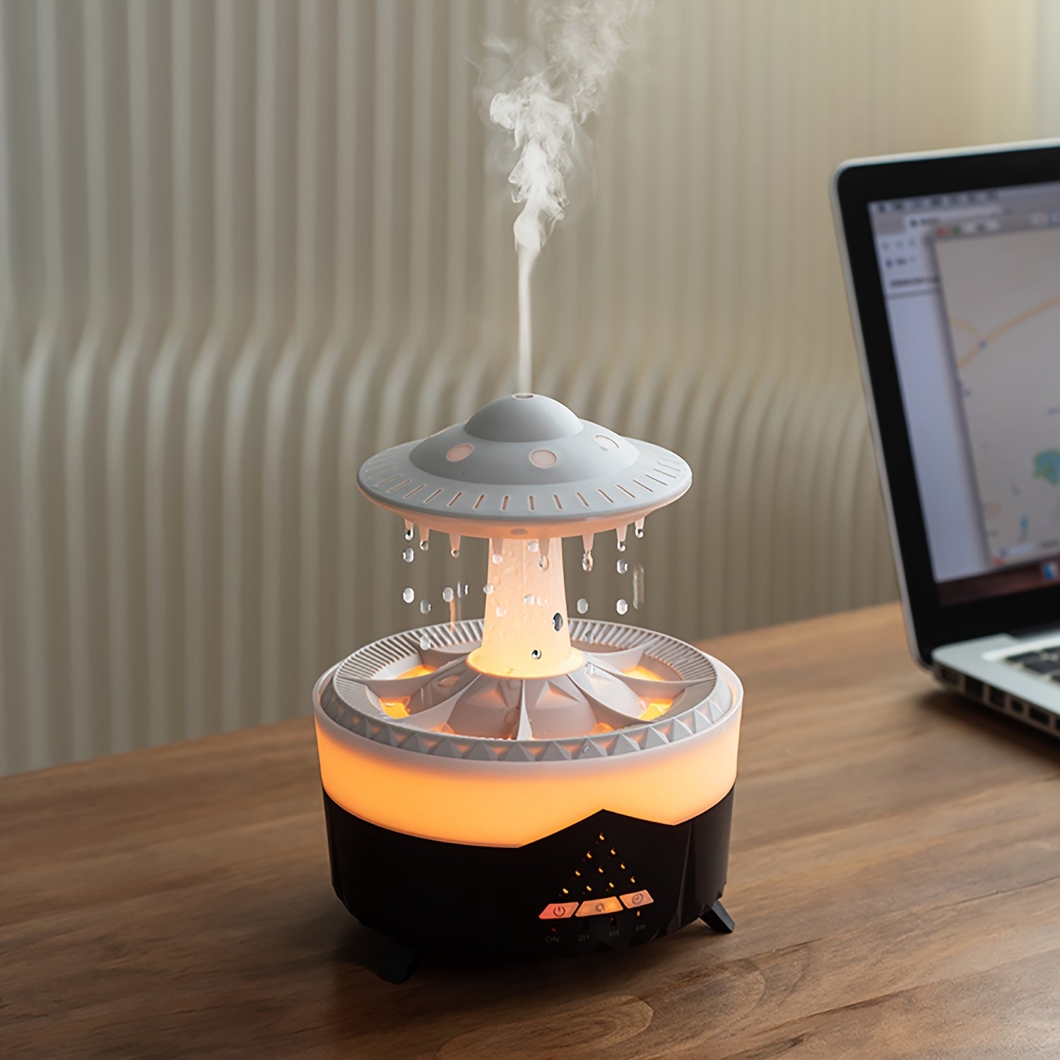 Ultrasonic Humidifier with Night Light and Remote for Small Rooms