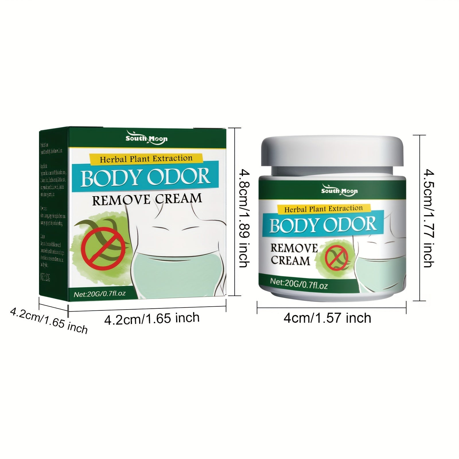 20g Antiperspirant Ointment Long-Lasting Odor Control Moisturizing Personal Care