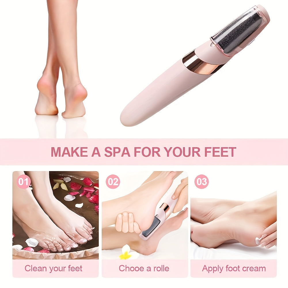 Rechargeable USB Electric Foot File for Callus Removal Portable Foot Grinder for Smoothing and Foot Care