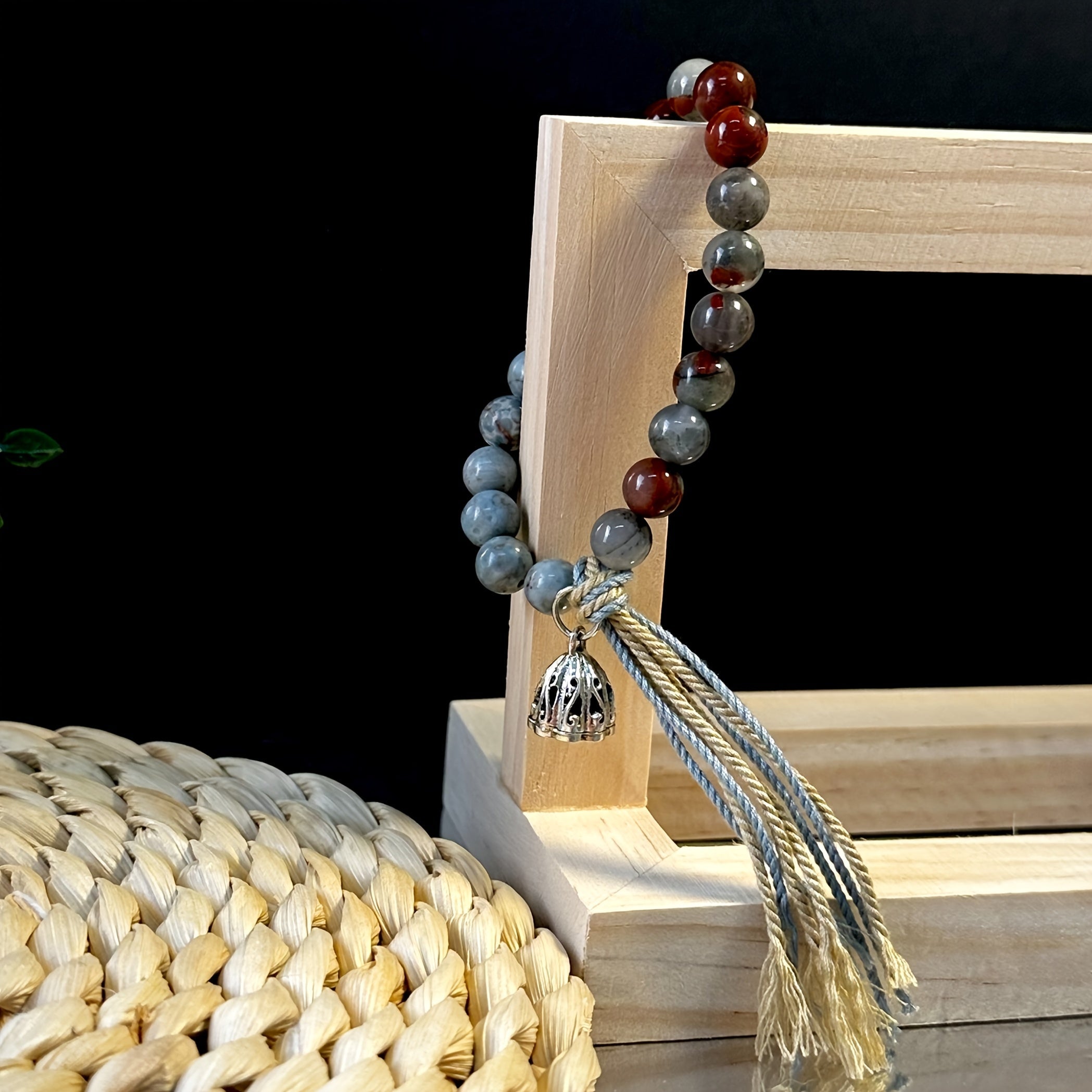 Ayollar uchun beaded taqinchoq tabiiy elementlar, emotsional muvozanat, omad, sovg‘a, zargarlik