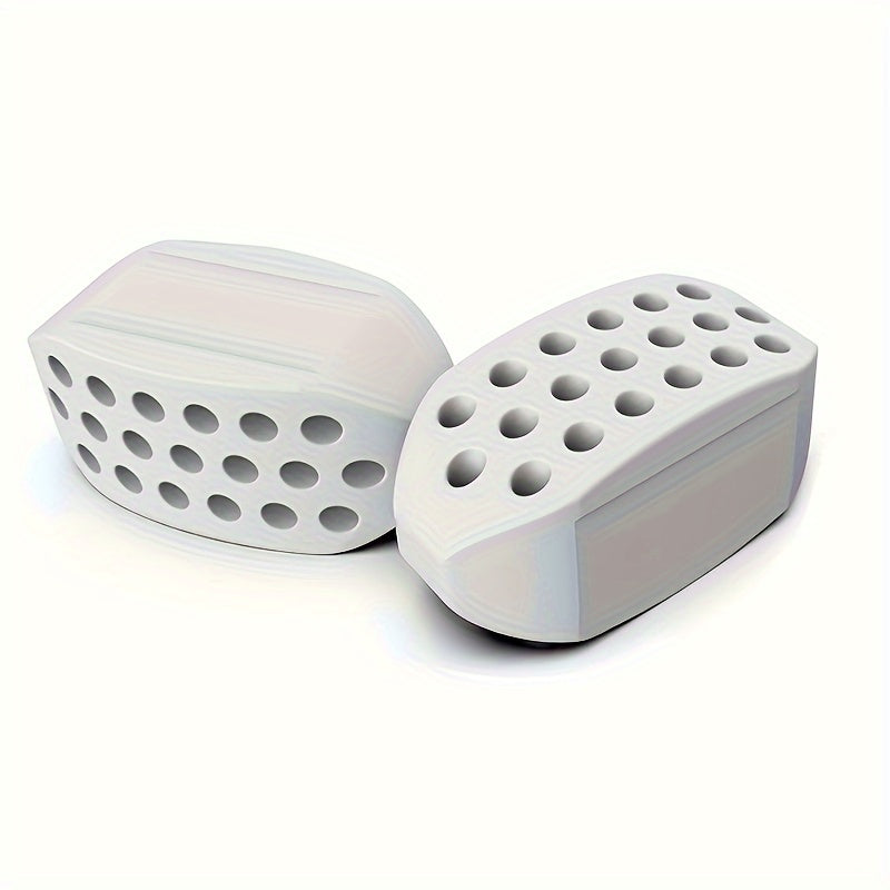 Набор силиконовых тренажеров для челюсти для мужчин и женщин, тренажер для мышц лица, уменьшение двойного подбородка