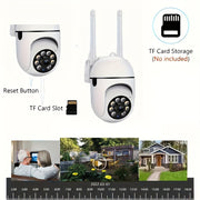 1080p HD WiFi Home Security Camera with Panoramic View Two-Way Audio Motion Detection Remote Access