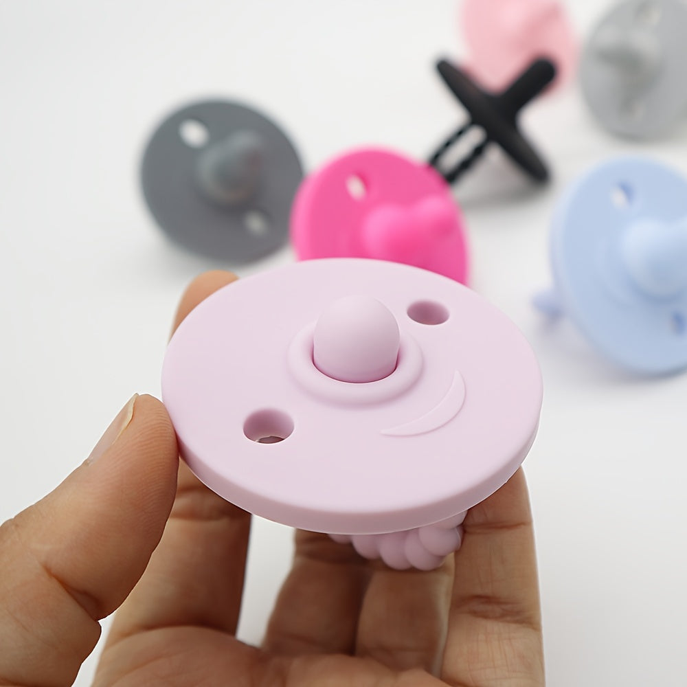 Baby Pacifiers Set of 2 Food-Grade Silicone BPA-Free for Newborns and Toddlers