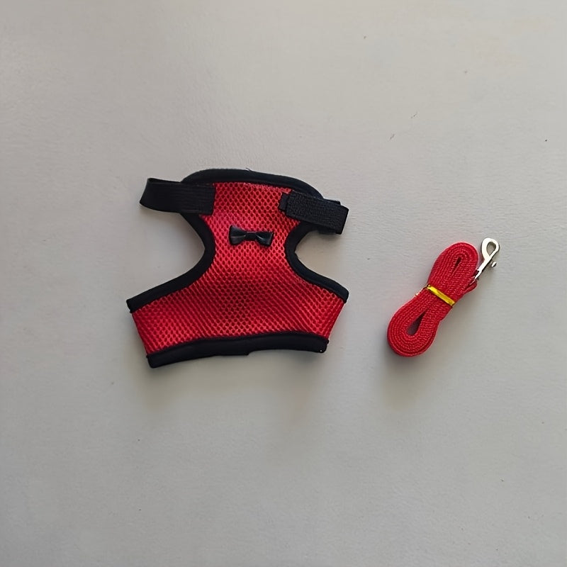 Arnés ajustable para pollo con correa para entrenamiento de aves de corral, chaleco transpirable