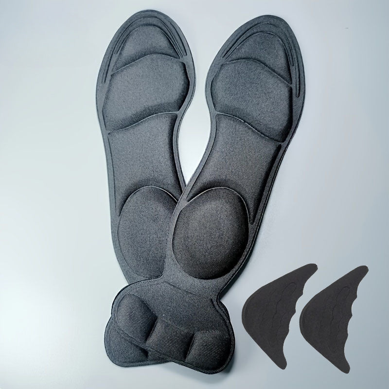 Women's Breathable Foam Insoles with Heel Support for High Heels and Flats