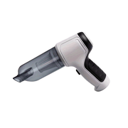 Portativ, simsiz mini qo'l vakuum tozalagichi avtomobil va uyda foydalanish uchun. Yuqori samaradorlik bilan USB orqali zaryadlanadi. Uy hayvonlari sochlarini tozalash uchun ideal. Kulrang/Yashil rang.