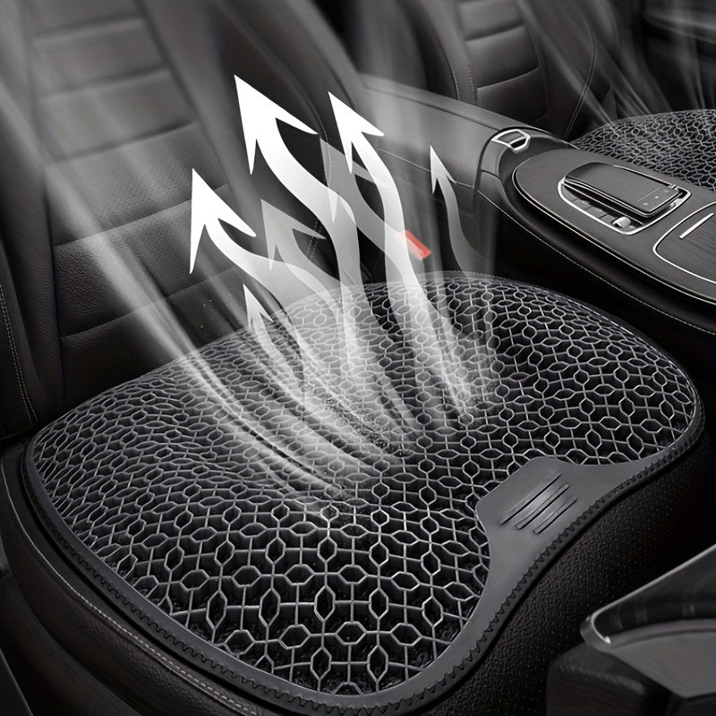 Gel Honeycomb Seat Cushion with Cooling, Breathable Support