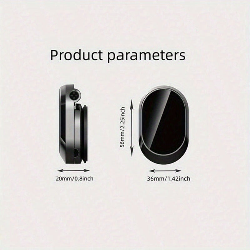 Universal Magnetic Car Phone Holder 360° Rotation Zinc Alloy Dashboard