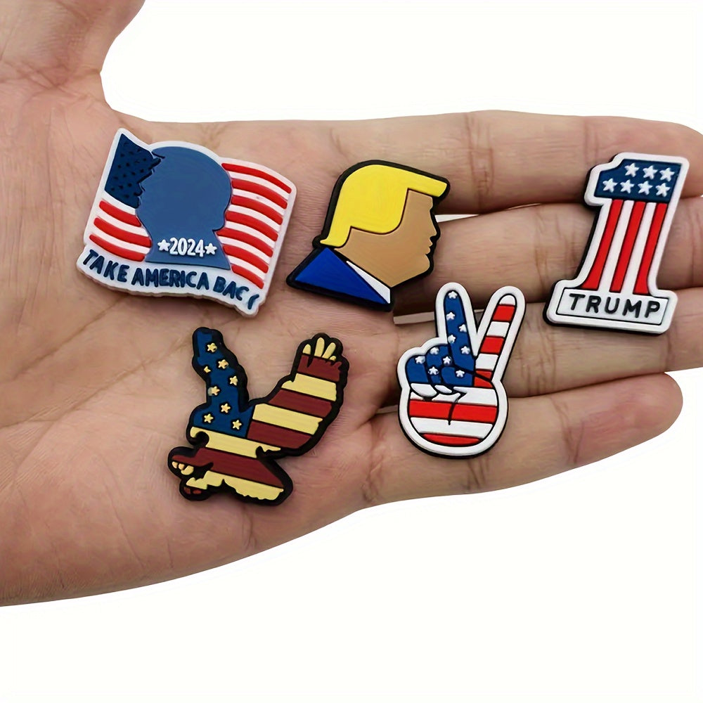 Unisex Shoe Charms Set for Clogs and Sandals, DIY Accessories, 10 Pieces