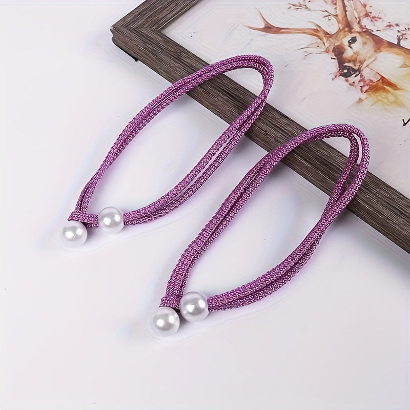 2 ta sozlanadigan bog'lovchi lenta parda bog'ichlari to'plami, uy, ofis va mehmonxona deraza bezaklari uchun ideal; zamonaviy va qulay parda kliplari