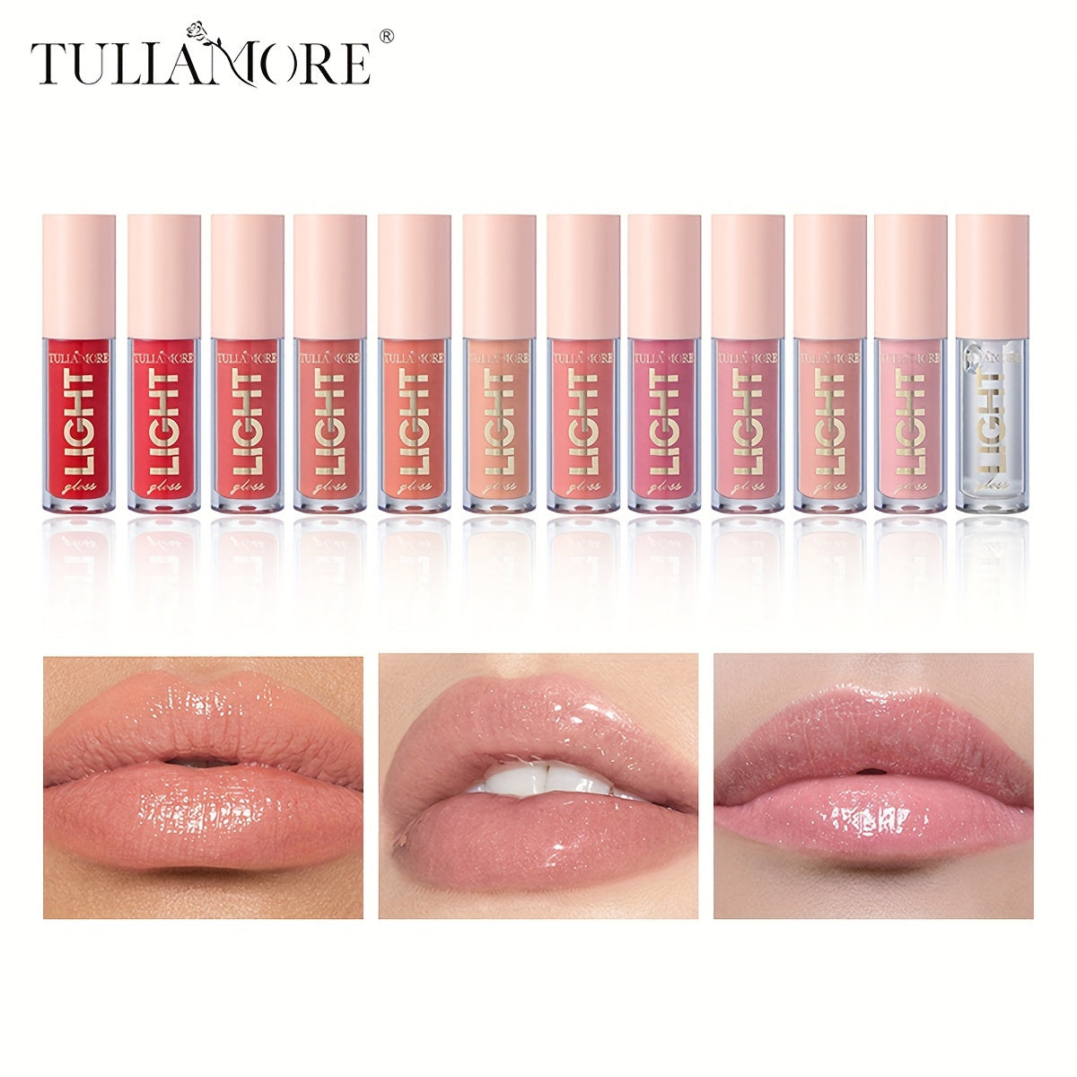 12-Color Lip Oil for Daily Moisturizing and Hydrating with Mirror Shine Finish