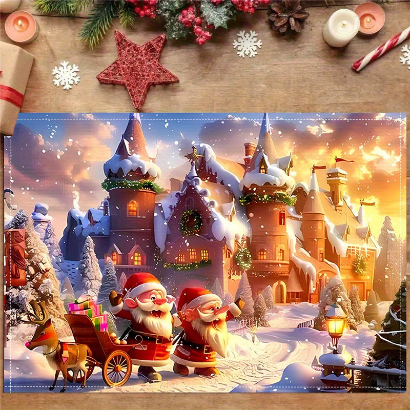 Christmas Table Runners Open Design Sets of 1 4 6 8 or 12 for Holiday Decor