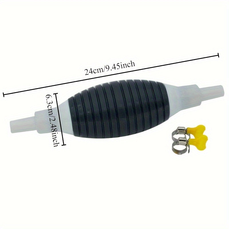 Large Capacity Manual Siphon Pump for Engine Oil and Gasoline Self-Priming Vehicle Maintenance