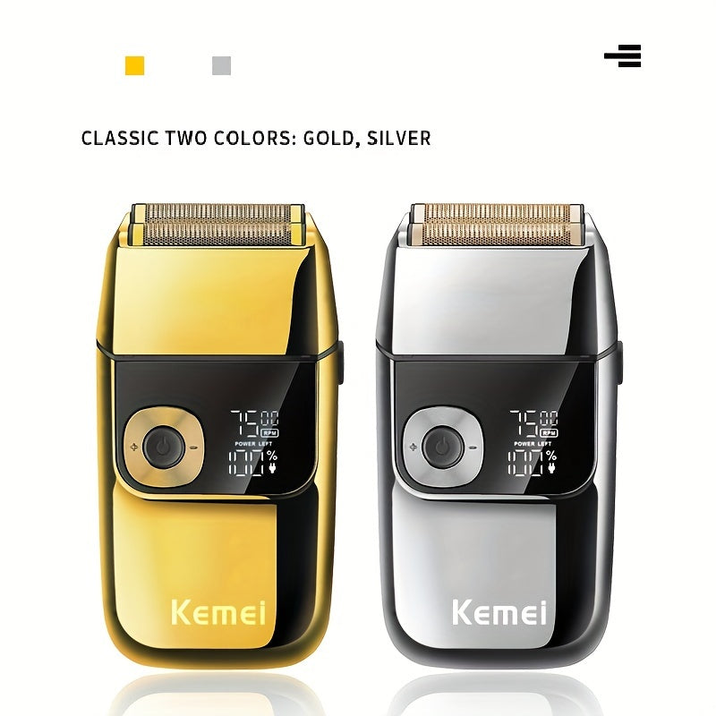 Электробритва Kemei KM-2028 «два в одном» с регулируемыми настройками и зарядкой через USB