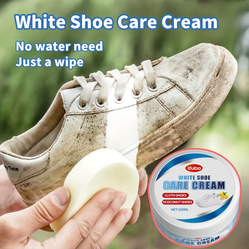 Shoe Care Kit for Sneakers Boots Canvas Whitens Yellowing 150G