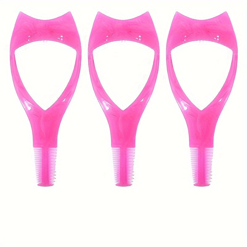 Female Eyelash Makeup Guard Set with Comb, Upper and Lower Eyelash Applicator