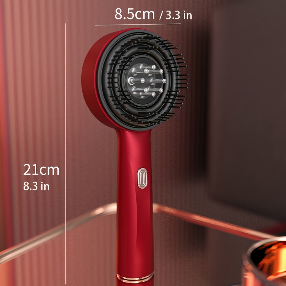 USB Rechargeable Head Massage Comb with 1400mAh Lithium Battery Electric Personal Care Device