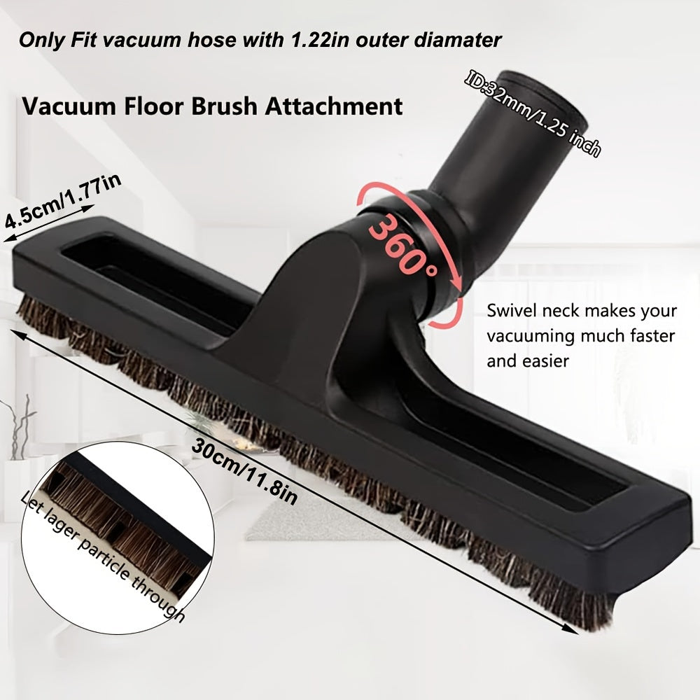 Universal Vacuum Floor Brush Attachment for Hardwood Floors and Leather Furniture