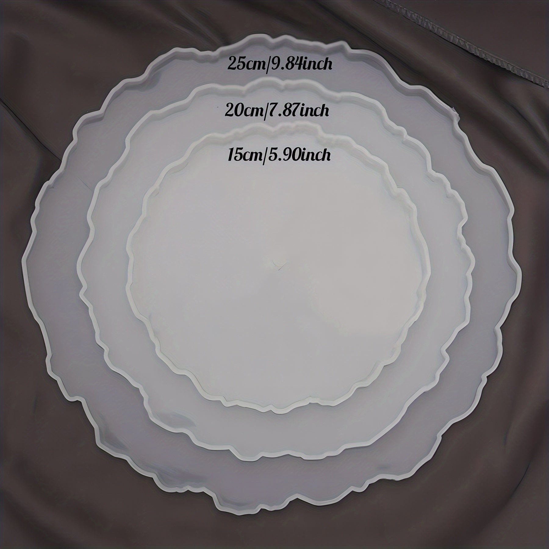 Silicone Resin Mold for Making Paper Cup Service Stands and Storage Trays 3-Layer