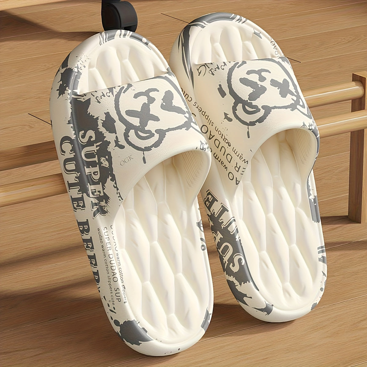 Women's Plus Size Summer Slides EVA Lightweight Comfortable Indoor Outdoor Beach Slippers