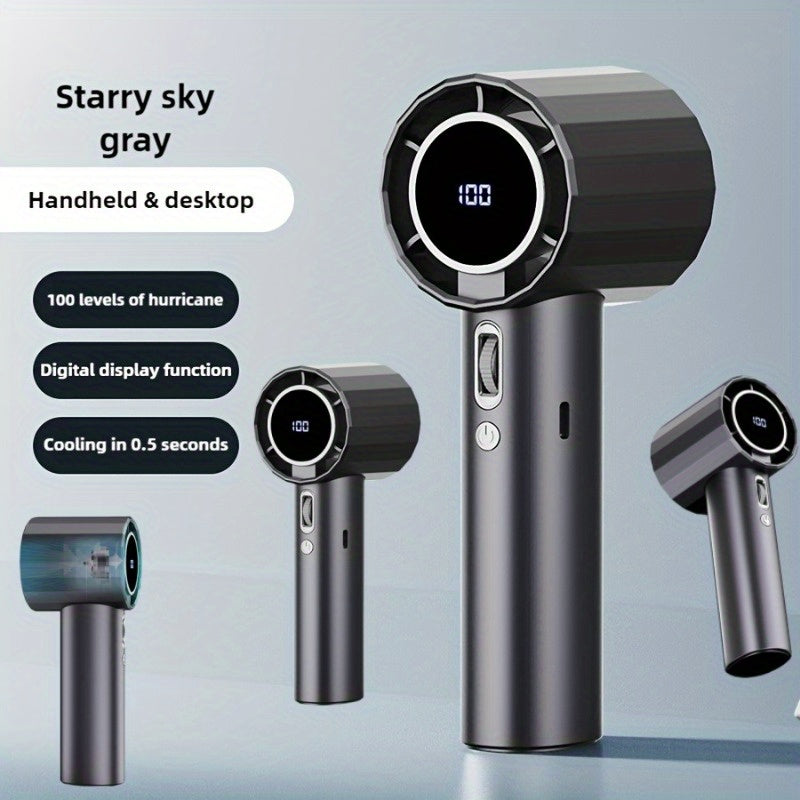 Portable USB Rechargeable Fan for Workout, Compact and Handheld