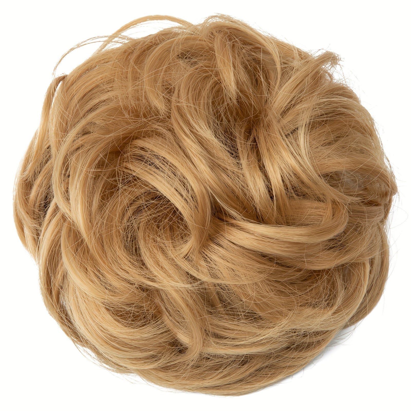 Women High-Temperature Fiber Wig with Sewn PET Hair Tie Elegant Style