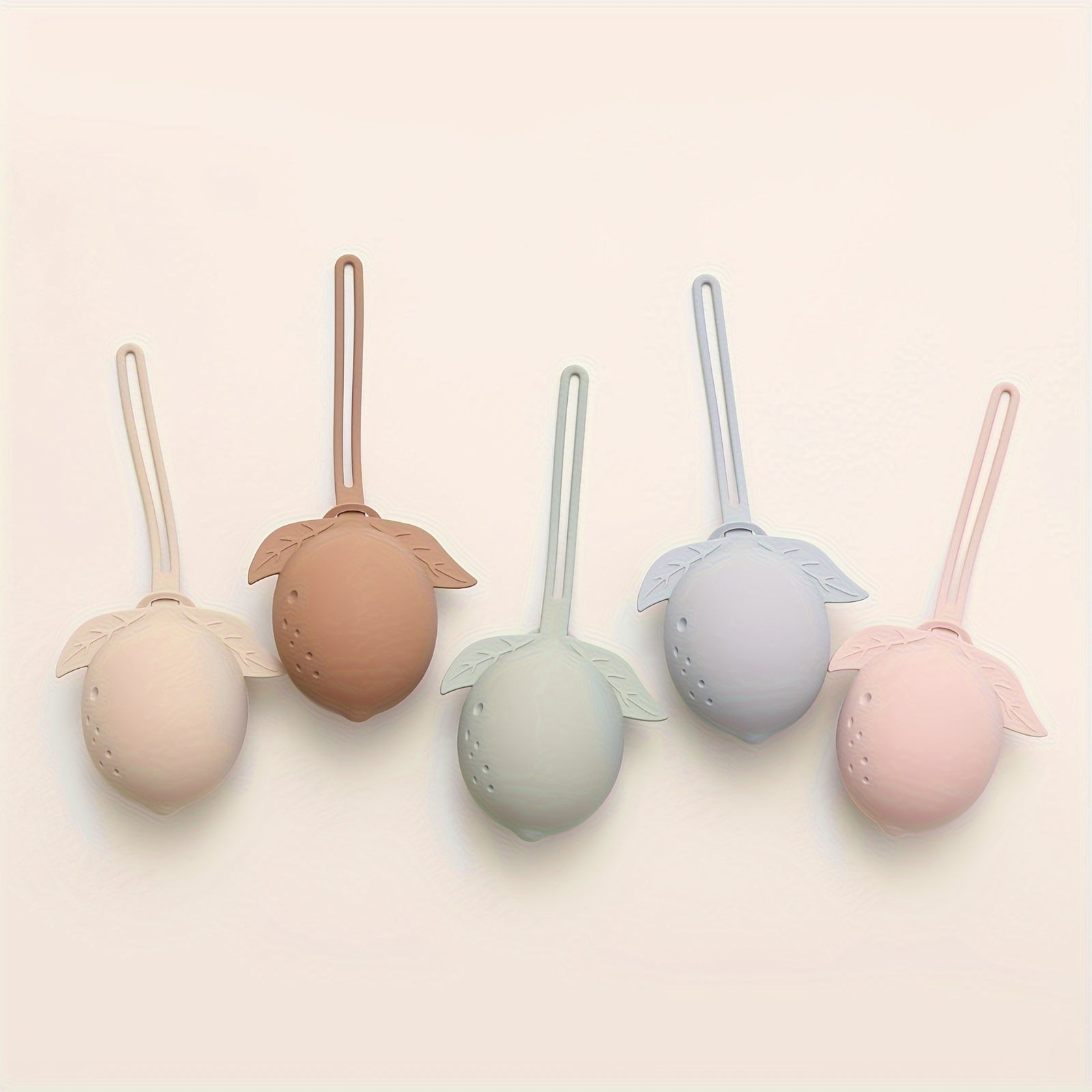 Silicone Pacifier Holder Case for Babies 0-3 Years Lemon Shape Portable Storage