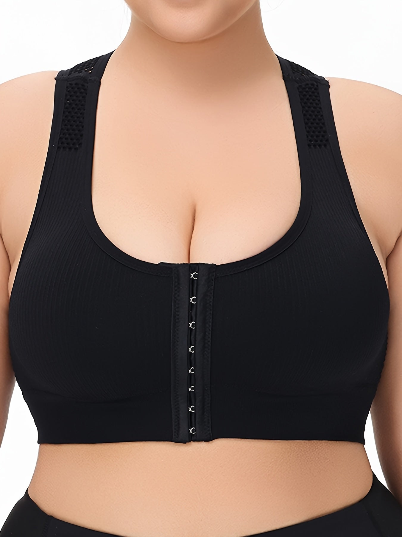 Women's Breathable Seamless Sports Bra Large Size, Lightweight, No Underwire