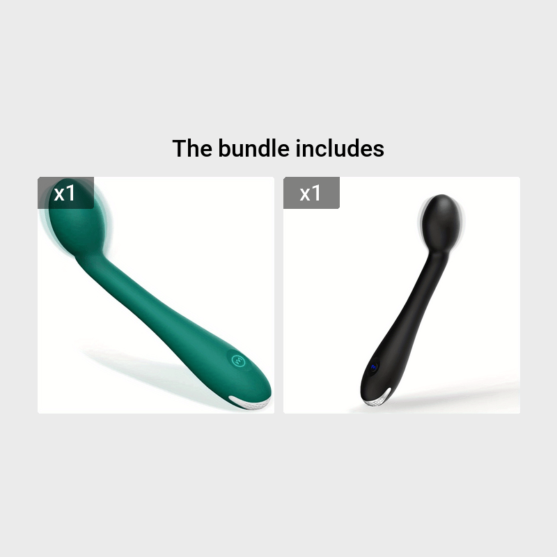 Adult Silicone Vibrating G-Spot Clitoral Clit Nipple Stimulator with 12 Modes