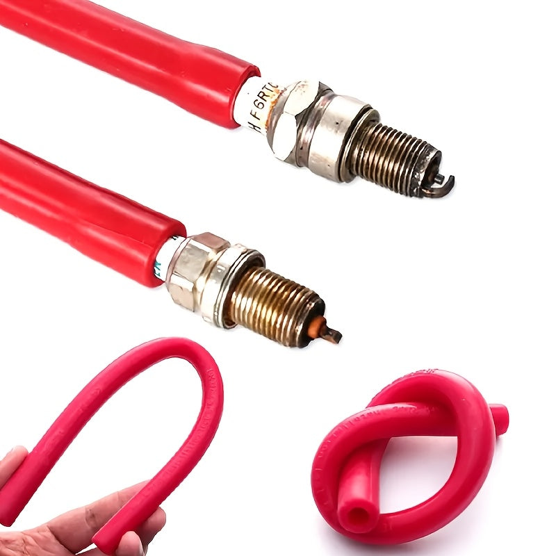 Herramienta de enchufe para bujías de coche, roja, duradera, para quitar e instalar