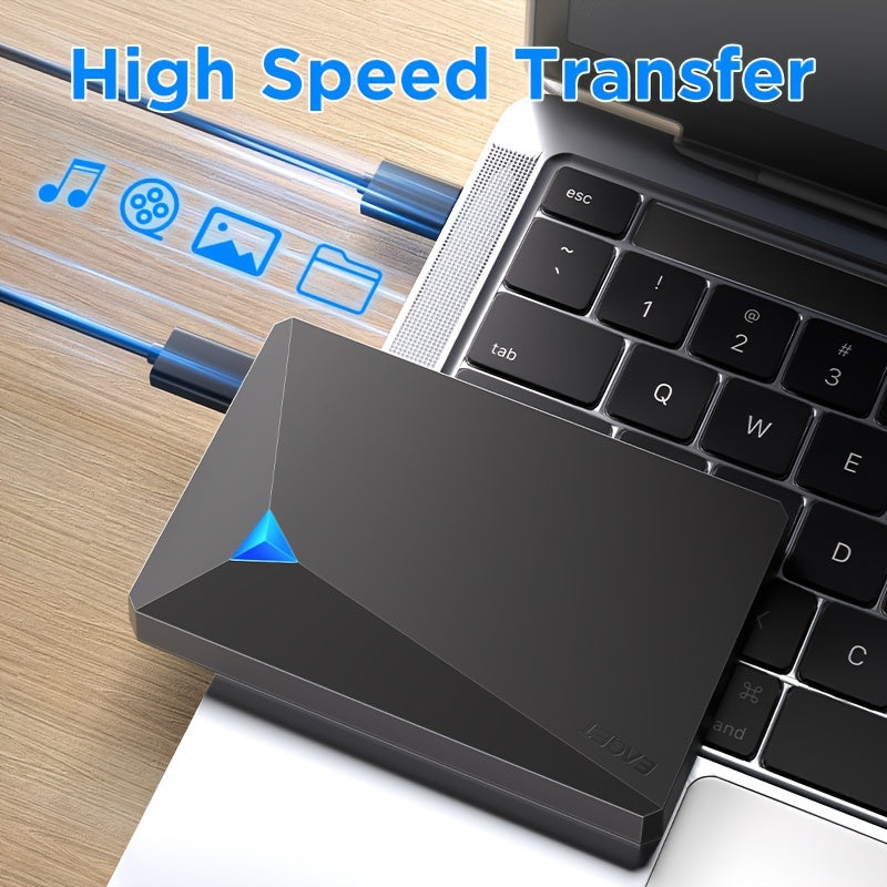 EAGET USB 3.0 Tashqi Qattiq Disk - O'yinlar va media saqlash uchun yuqori sig'imli mexanik HDD, bir nechta o'lchamlarda mavjud.