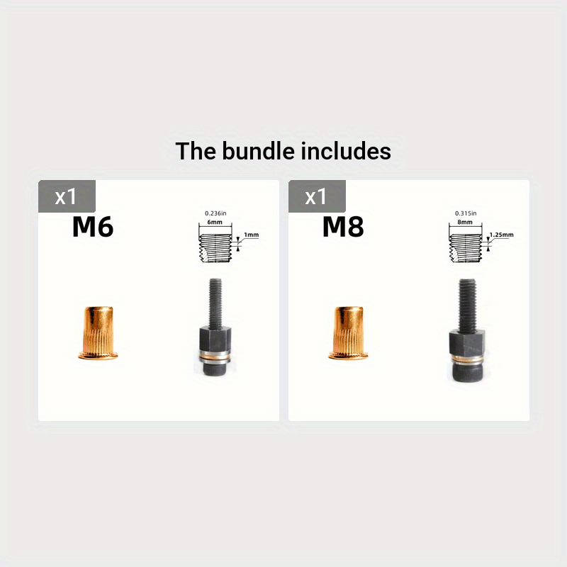 Manual Rivet Nut Tool for Thin Metal Steel Repair Kit