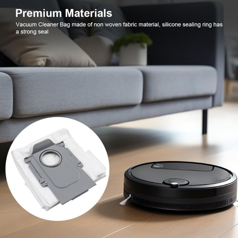 Set of 10 Large 3L Vacuum Bags for Robotic Vacuum Self-Emptying Dock Replacement