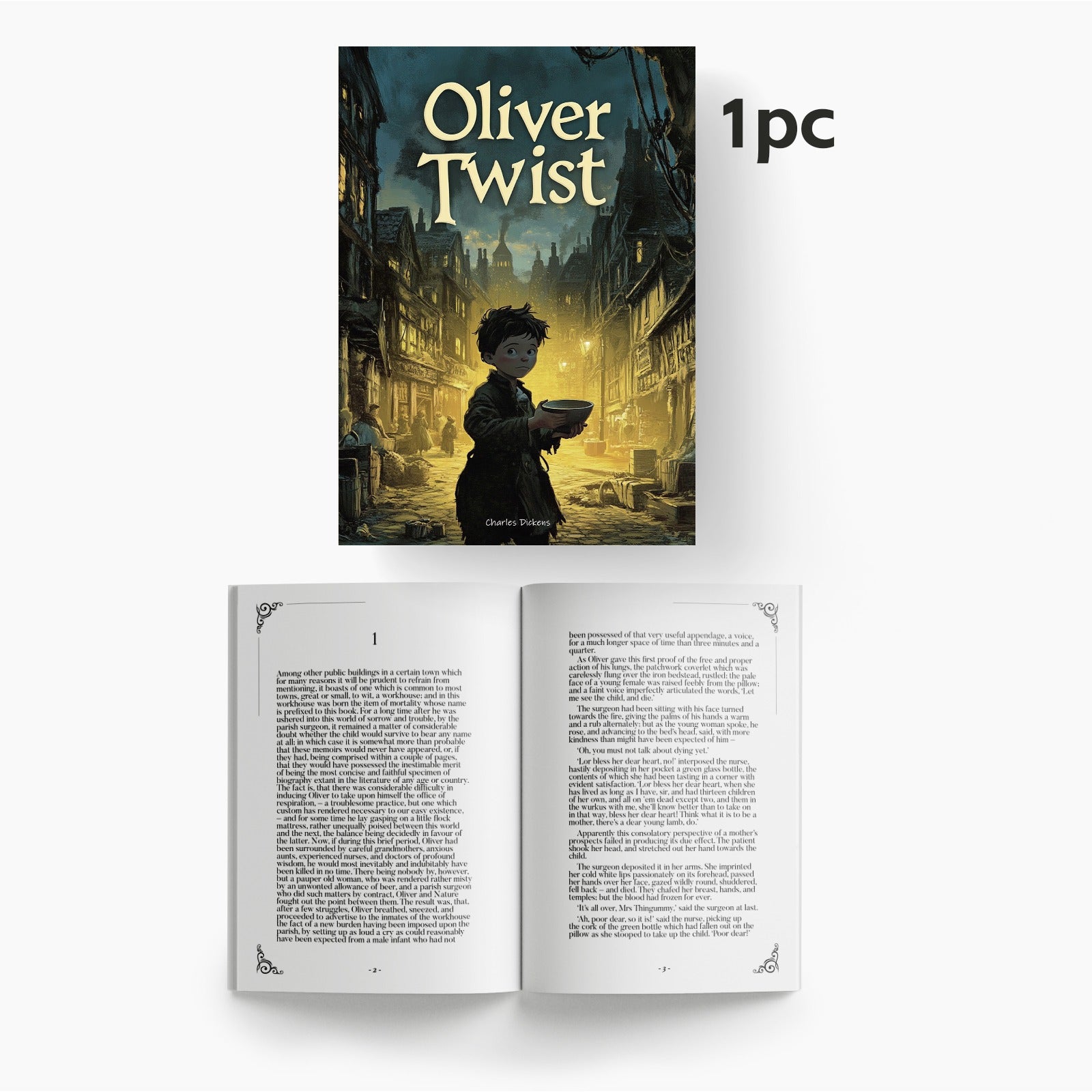 Children's Classic Book Oliver Twist by Charles Dickens English Edition