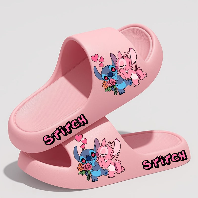 Women's EVA Slippers Summer Thick Sole Slides with Soft Insole Black