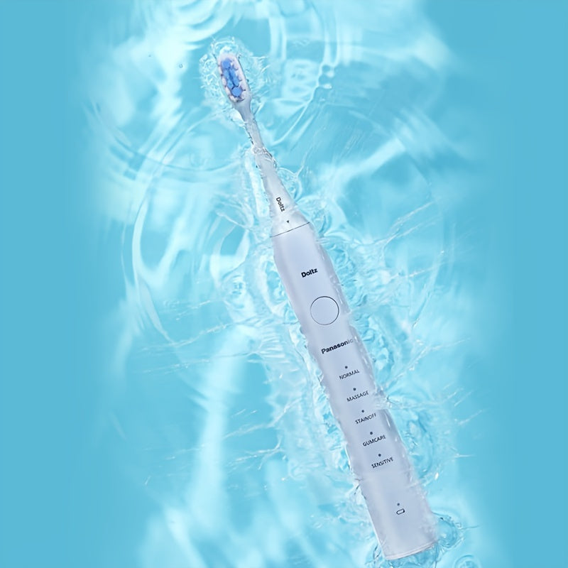 Cepillo de dientes eléctrico con carga inalámbrica, 5 modos, diseño compacto para viajar