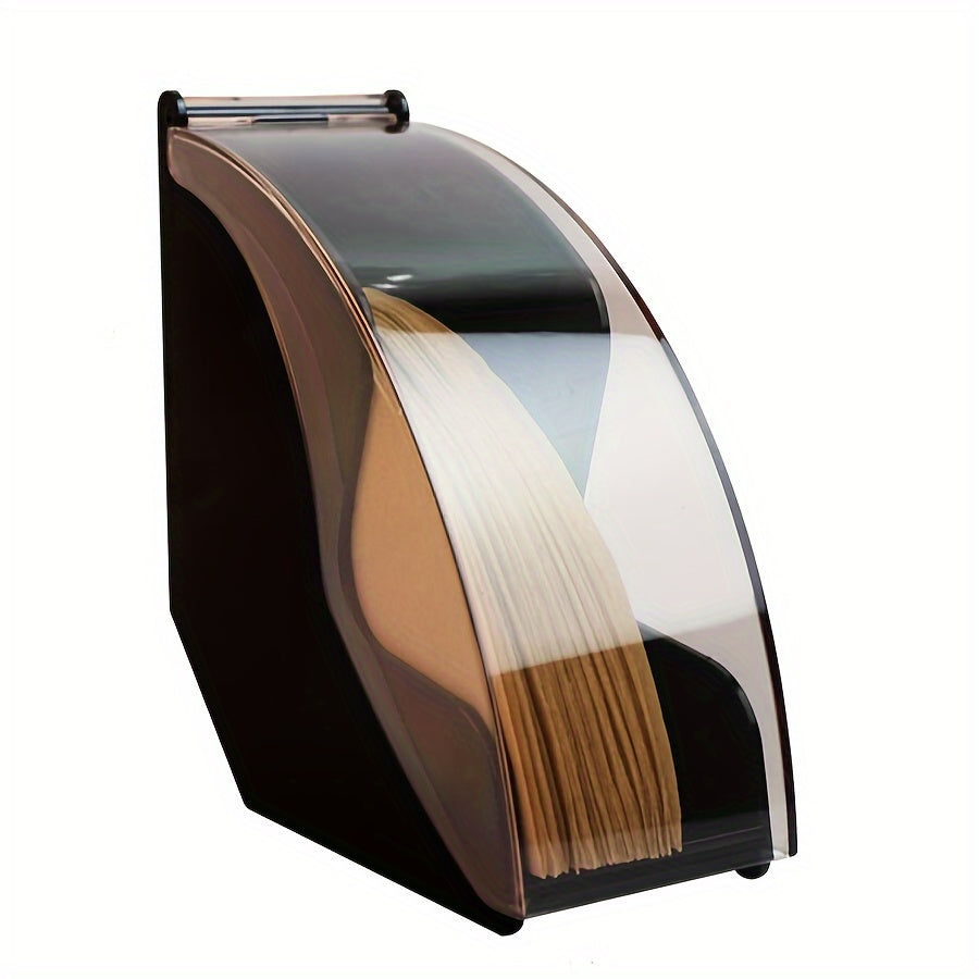 Acrylic Coffee Filter Paper Box Dustproof Storage Container for Coffee Utensils